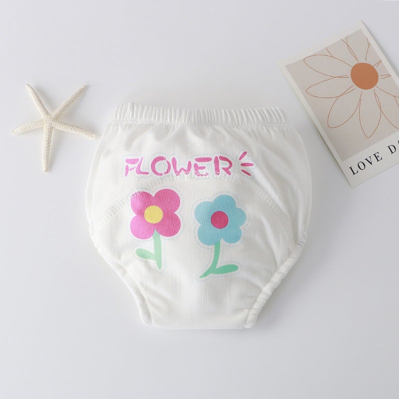 Baby Training Pants Second Generation New Upgraded Anti-Side Leakage Wings Kidsren'S Toilet Practice Pants Cloth Diapers Breathable Type A - Image 1